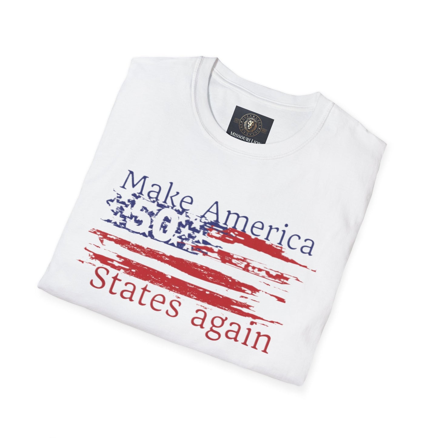 Make America 50 States Again Unisex Softstyle T-Shirt