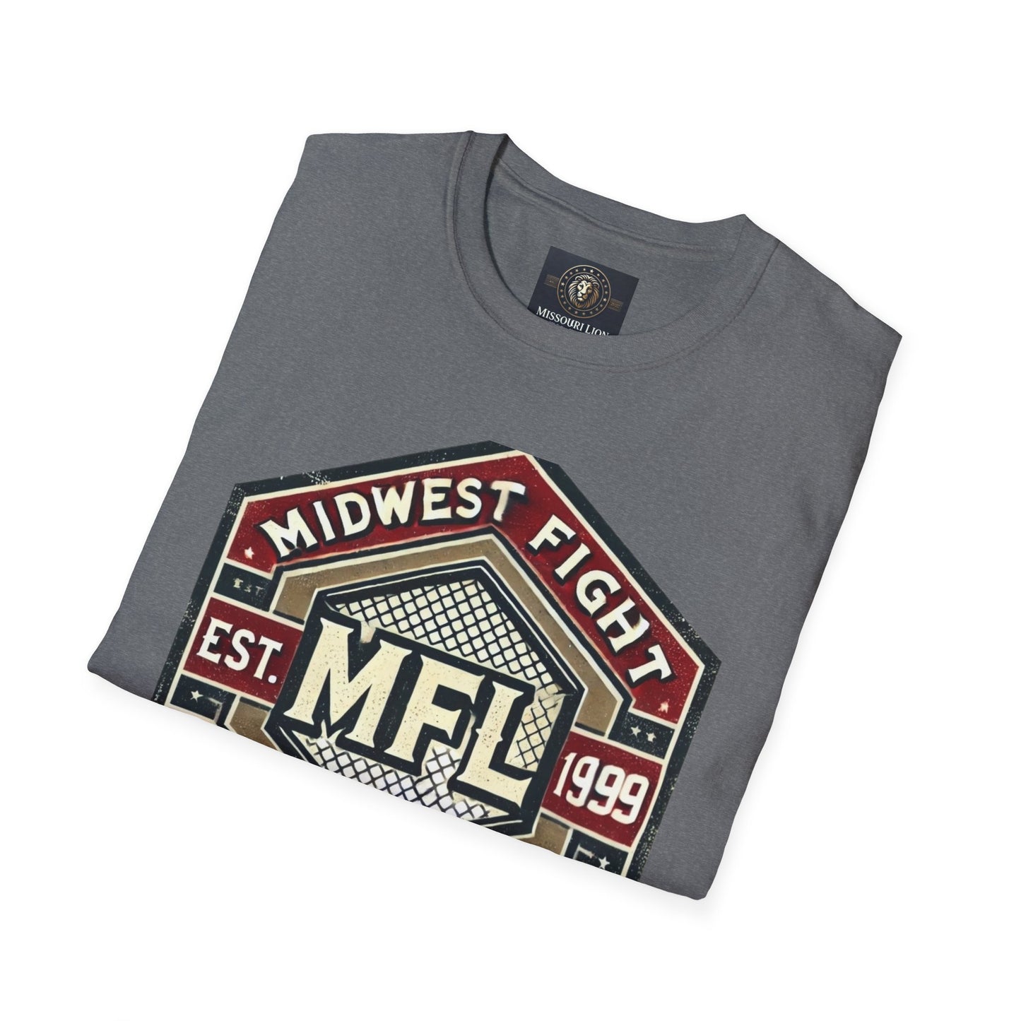 Midwest Fight League Unisex Softstyle T-Shirt - Fight Hard, Look Cool