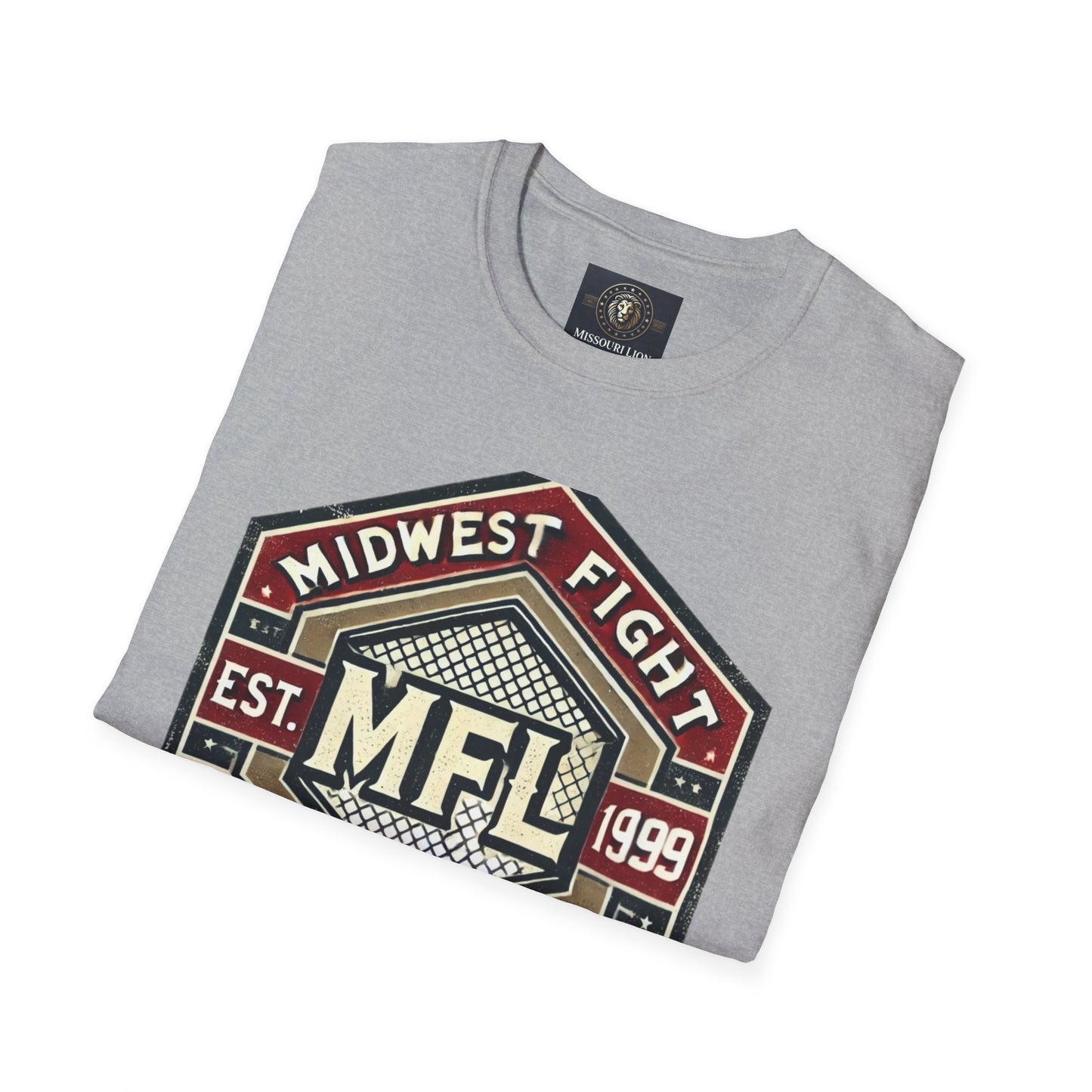 Midwest Fight League Unisex Softstyle T-Shirt - Fight Hard, Look Cool