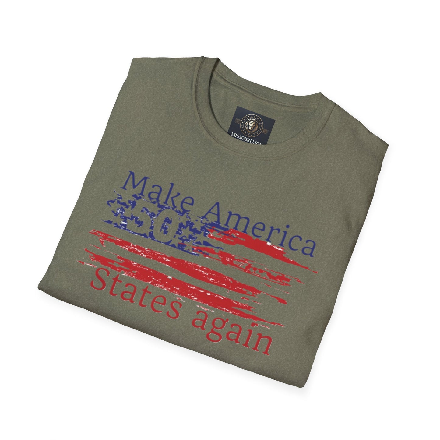 Make America 50 States Again Unisex Softstyle T-Shirt