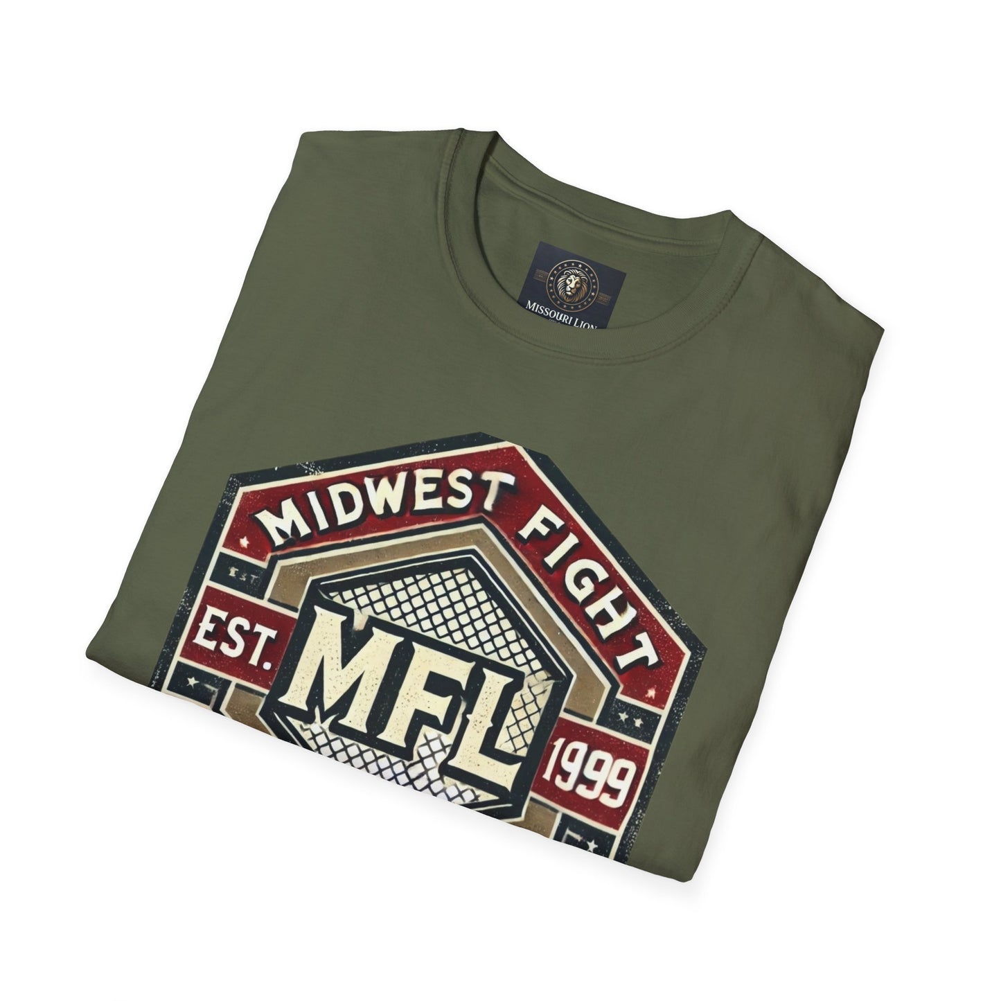 Midwest Fight League Unisex Softstyle T-Shirt - Fight Hard, Look Cool