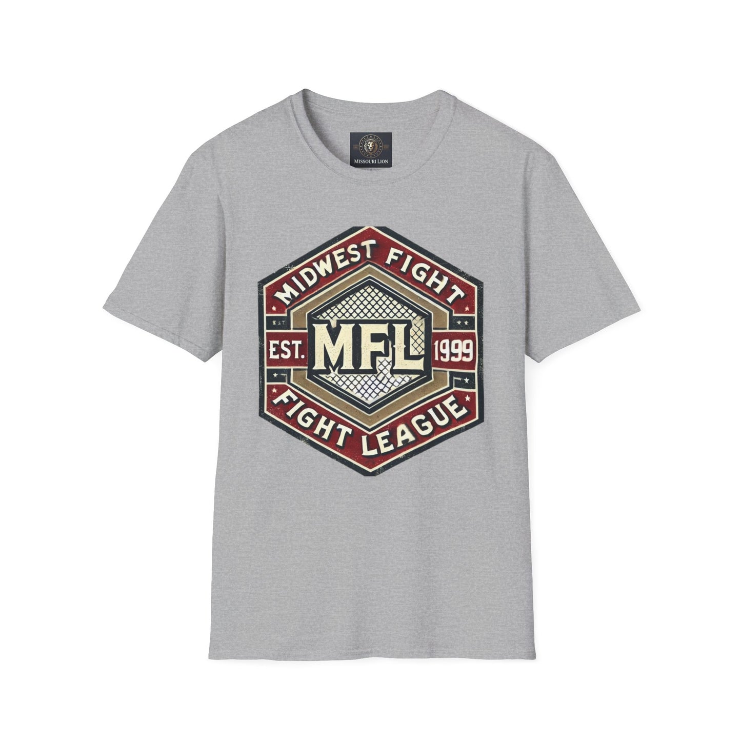 Midwest Fight League Unisex Softstyle T-Shirt - Fight Hard, Look Cool