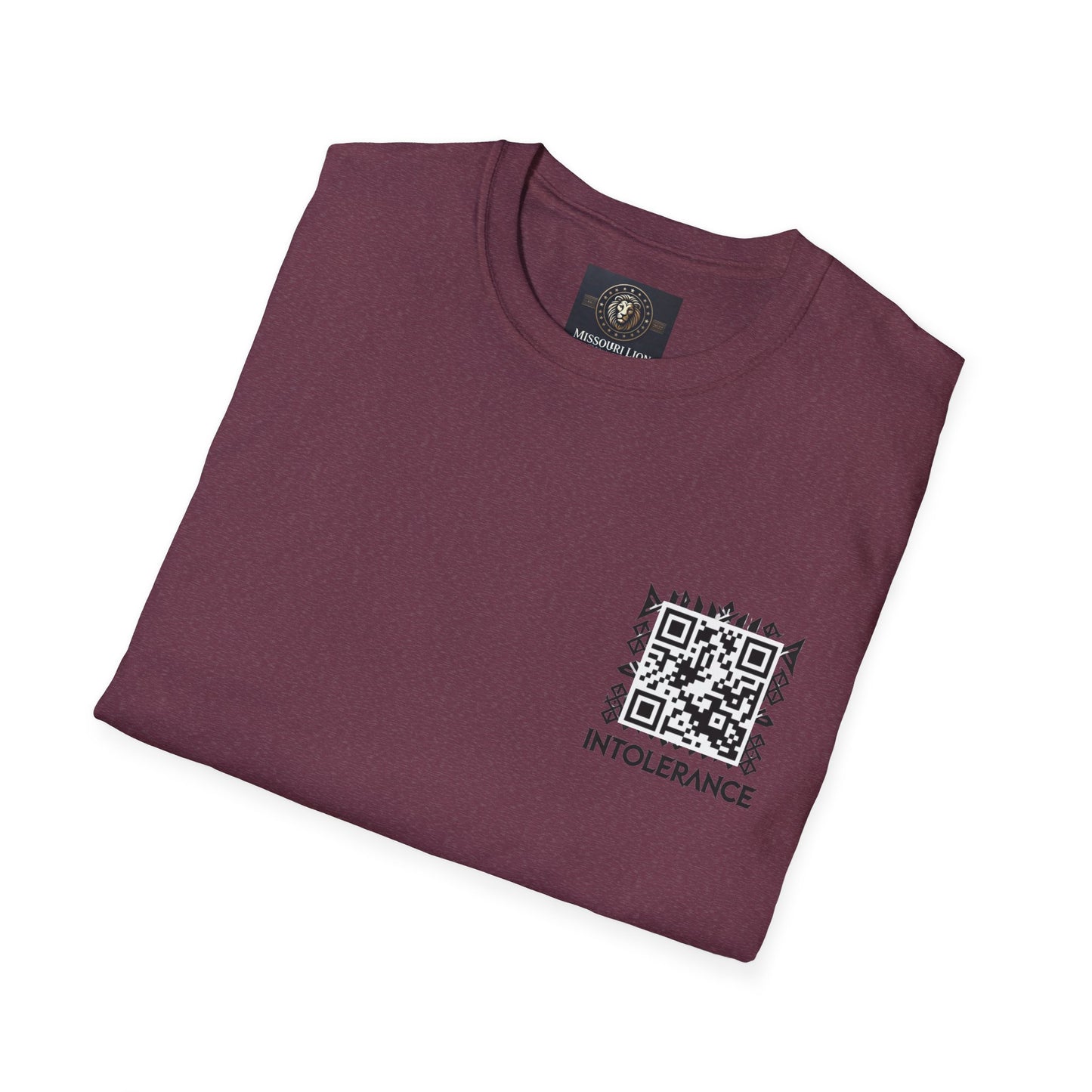 QRcode intolerance tshirt