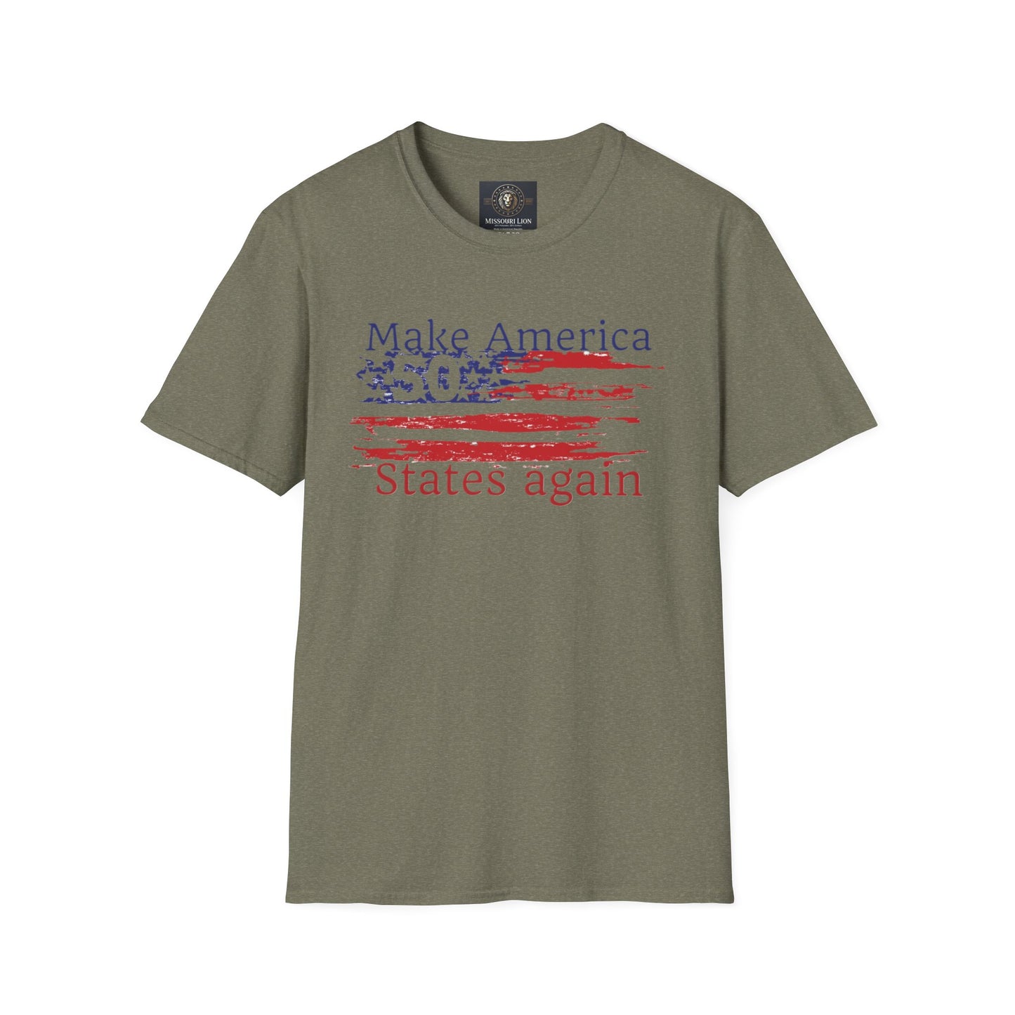 Make America 50 States Again Unisex Softstyle T-Shirt