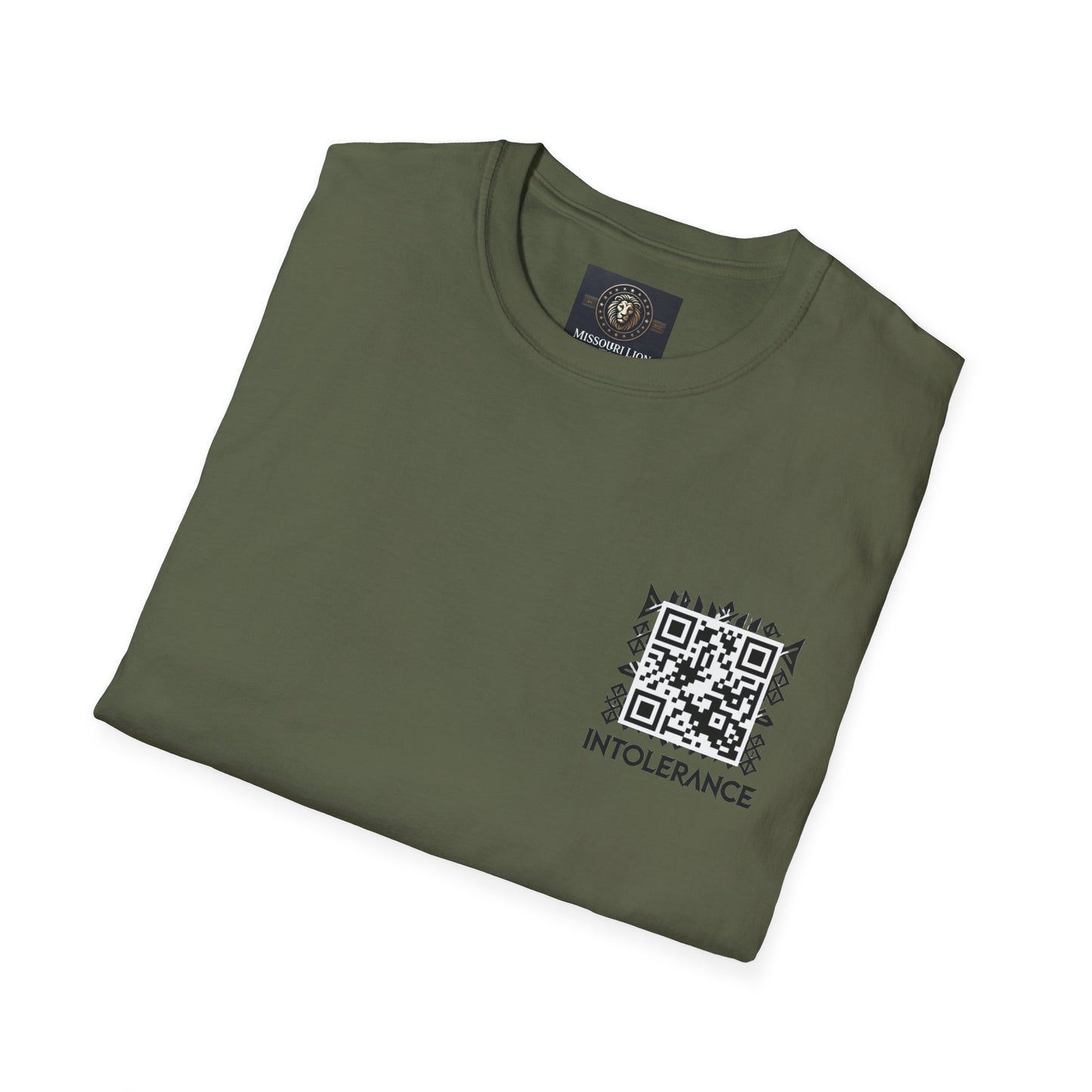 QRcode intolerance tshirt