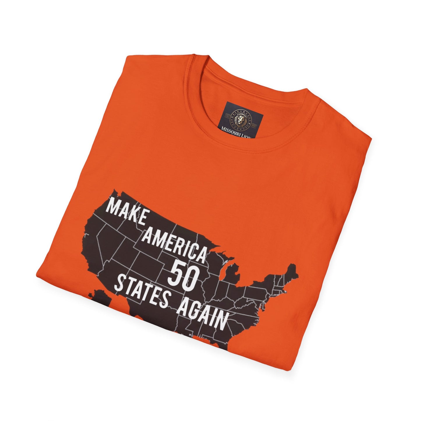 Make America 50 States Again Unisex Softstyle T-Shirt - Casual Political Apparel