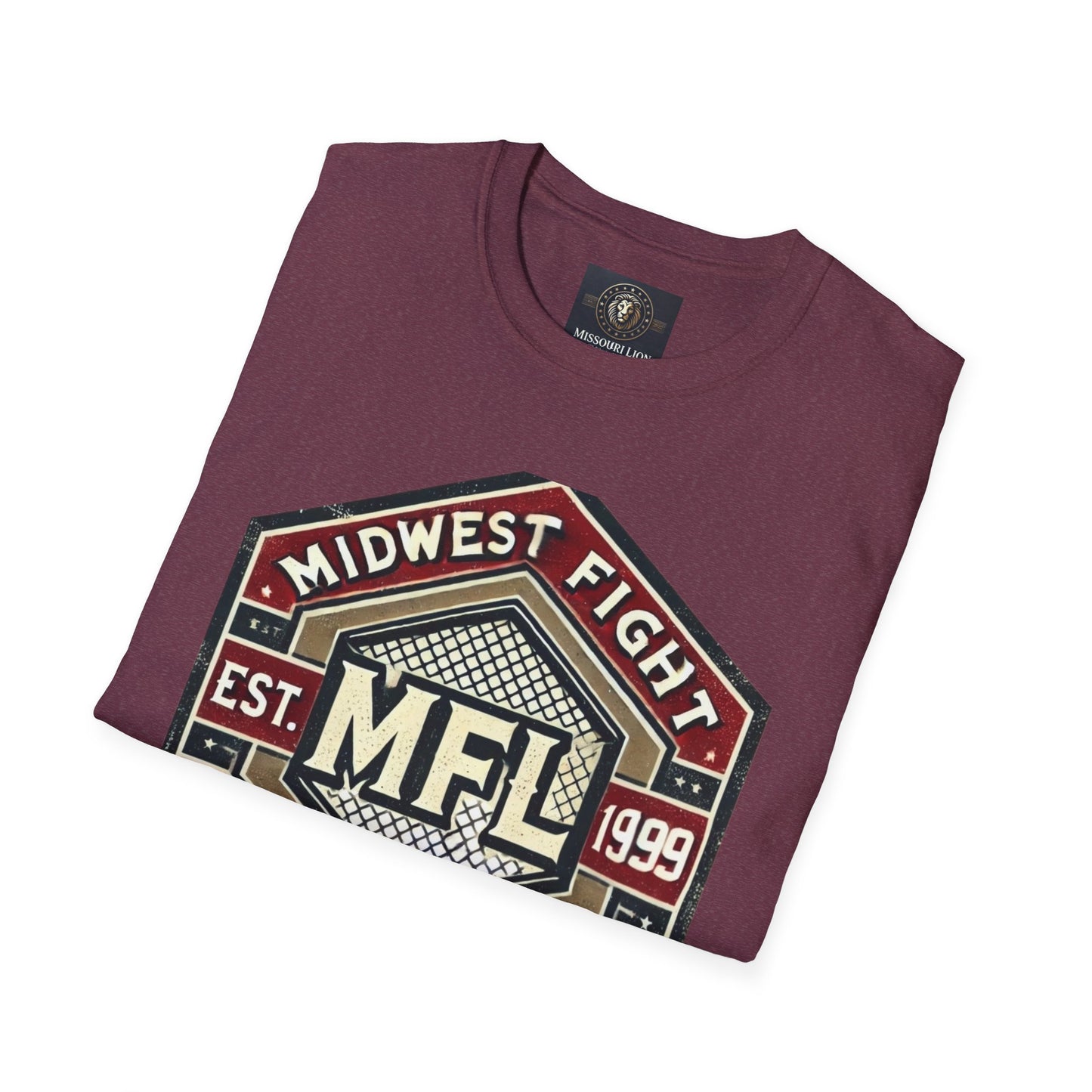 Midwest Fight League Unisex Softstyle T-Shirt - Fight Hard, Look Cool