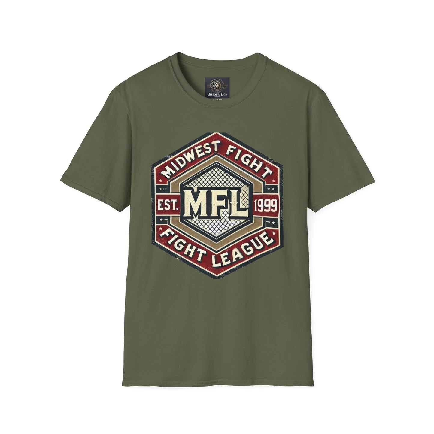 Midwest Fight League Unisex Softstyle T-Shirt - Fight Hard, Look Cool