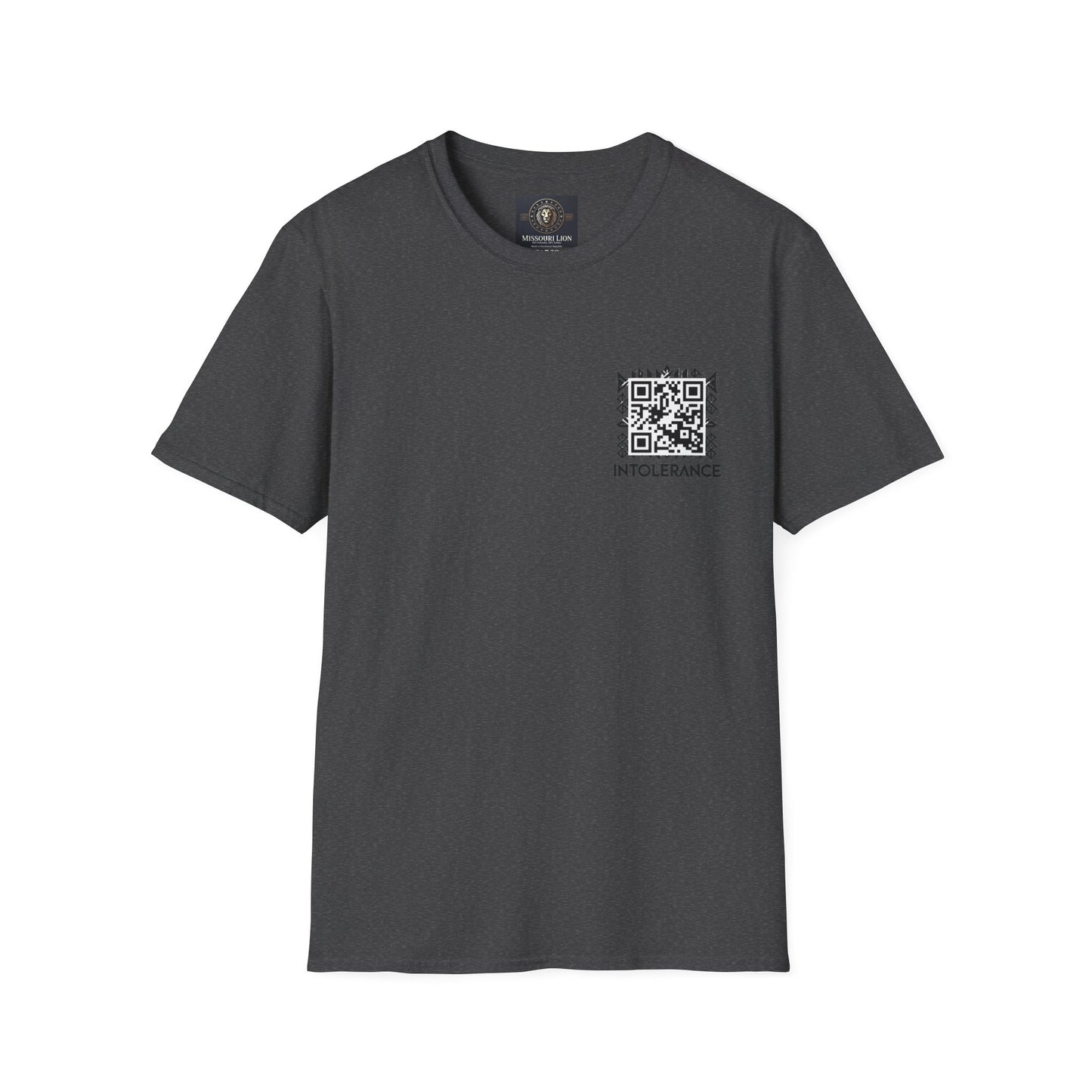 QRcode intolerance tshirt