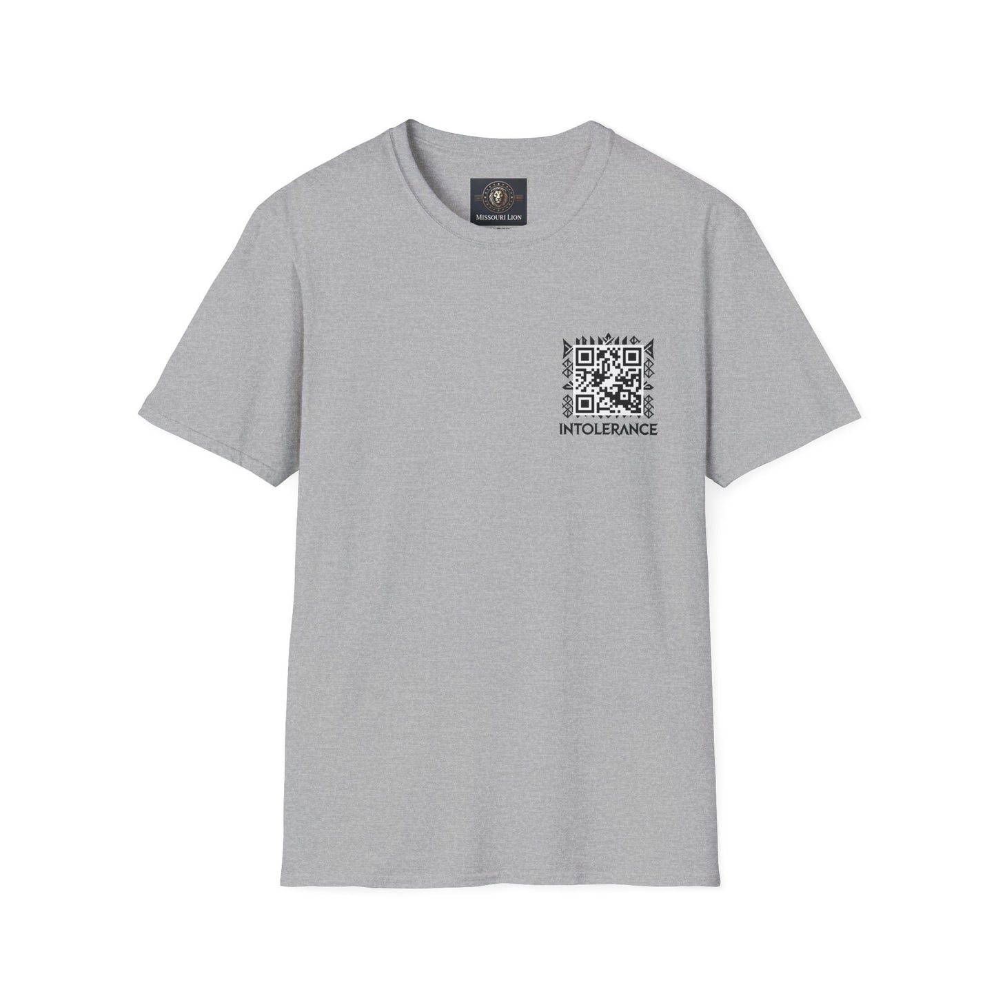 QRcode intolerance tshirt